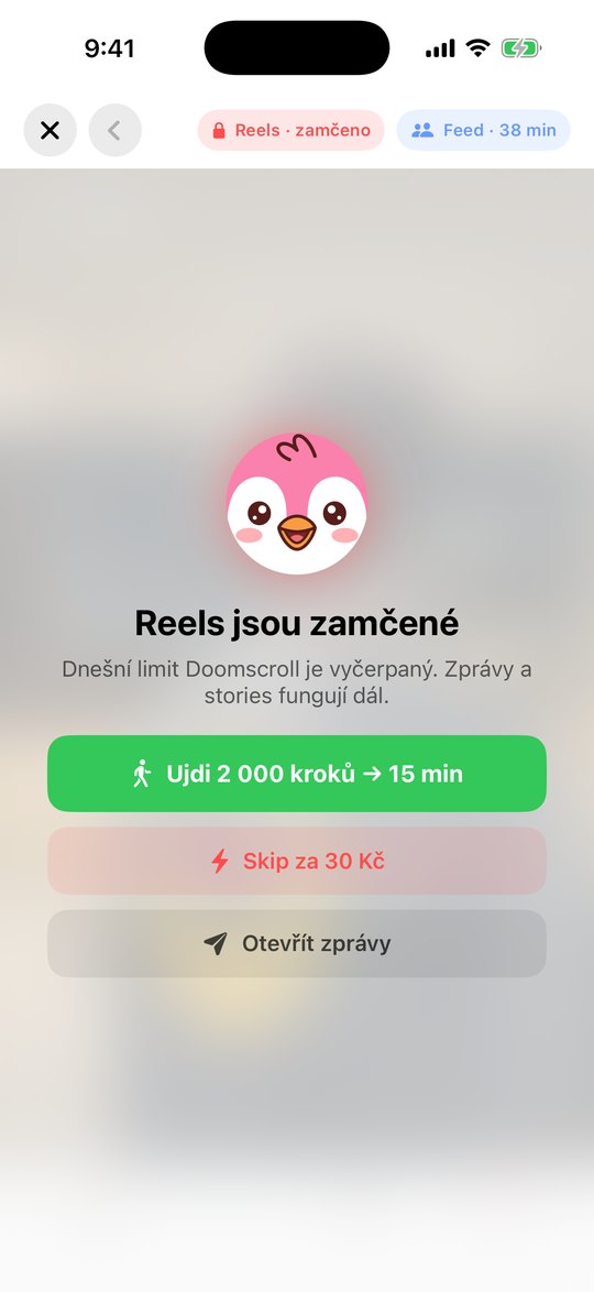 Zamčené Reels v Lapse